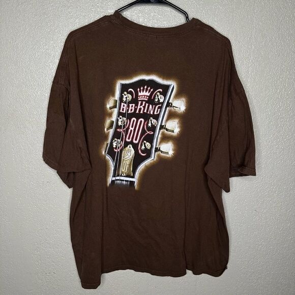 Y2K BB King Guitar Shirt Size XXL - Picture 4 of 6